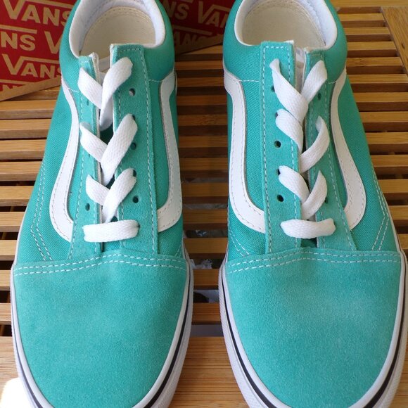 Vans Unisex Shoes Old Skool Waterfall / True White Color Womens Size 7 - Picture 3 of 10